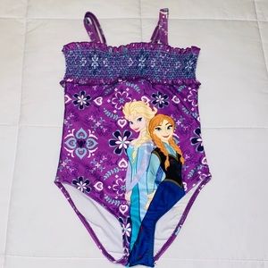 ❄️ Disney Frozen Purple Swimsuit (Size 9 / 10) ❄️
